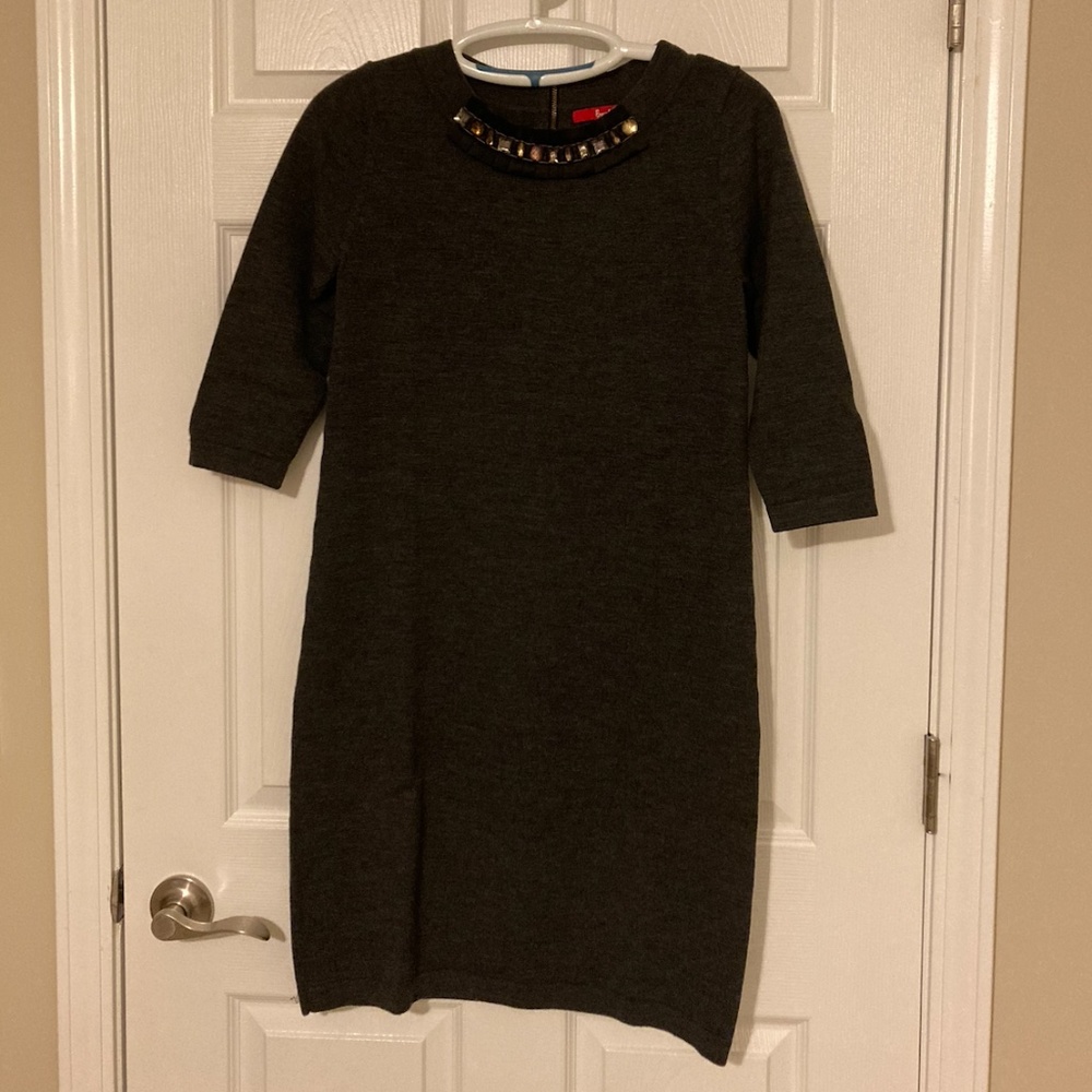 Boden Gray Sweater Dress (6)